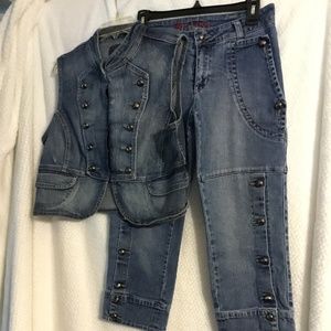 Women’s 2 pc jean set
